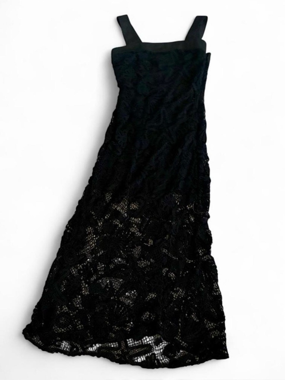 Anthropologie Ciebon Krystina Aquatic Crochet Maxi Dress - Picture 2 of 5
